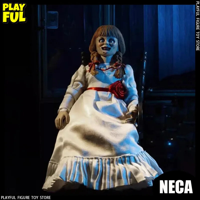 Original Neca Annabelle Comes Hom Anime Figure the Conjuring Universe Neca 14893 Annabelle Figure Doll Toys Halloween Kids Gift