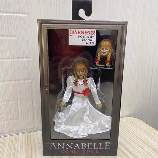 Original Neca Annabelle Comes Hom Anime Figure the Conjuring Universe Neca 14893 Annabelle Figure Doll Toys Halloween Kids Gift