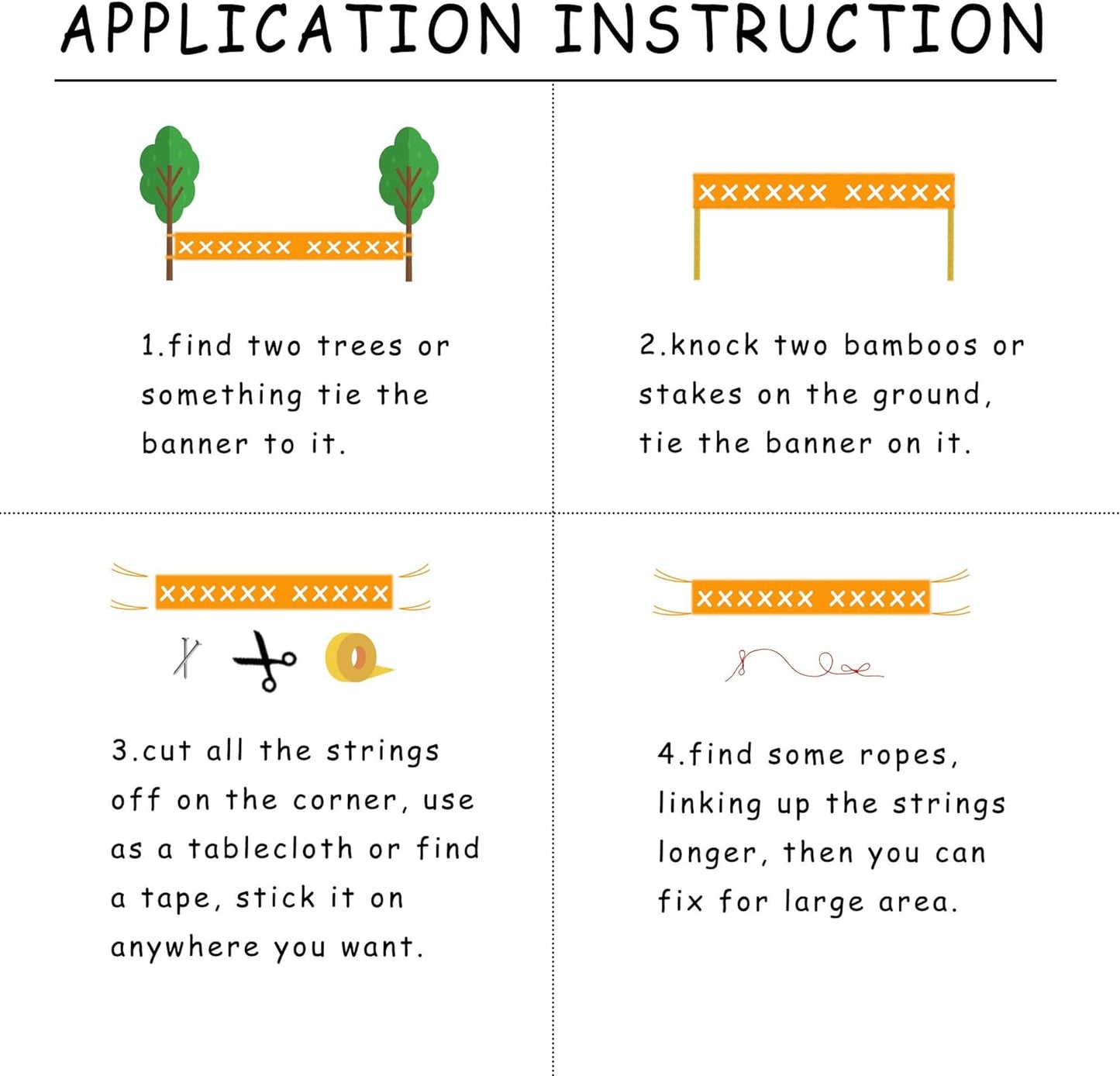 Large Happy Halloween Banner, Halloween Party Decoration Supplies Outdoor Indoor, Funny Terror Bloody Banner(9.8 X 1.6 Feet)