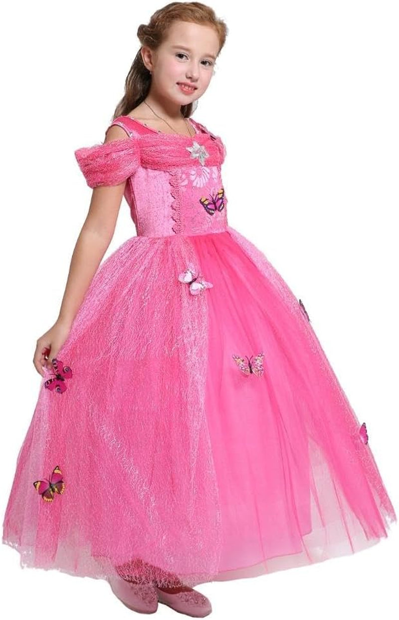 Baby Girls' Princess Fancy Dress up Costume Christmas Halloween Outfit Butterfly Size 24 Months Hot Pink