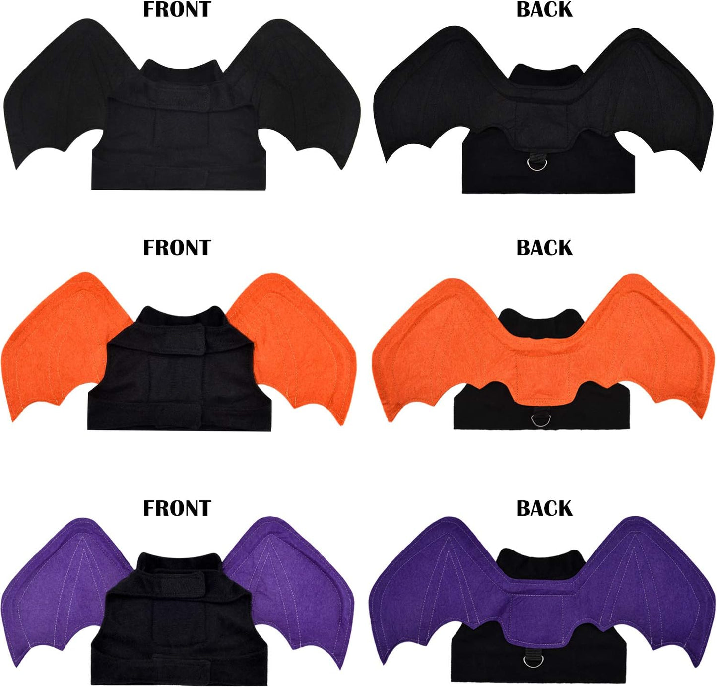 Adorable 3-Piece Halloween Bat Costume Set for Cats and Dogs - Perfect for Spooky Parties and Cosplay!